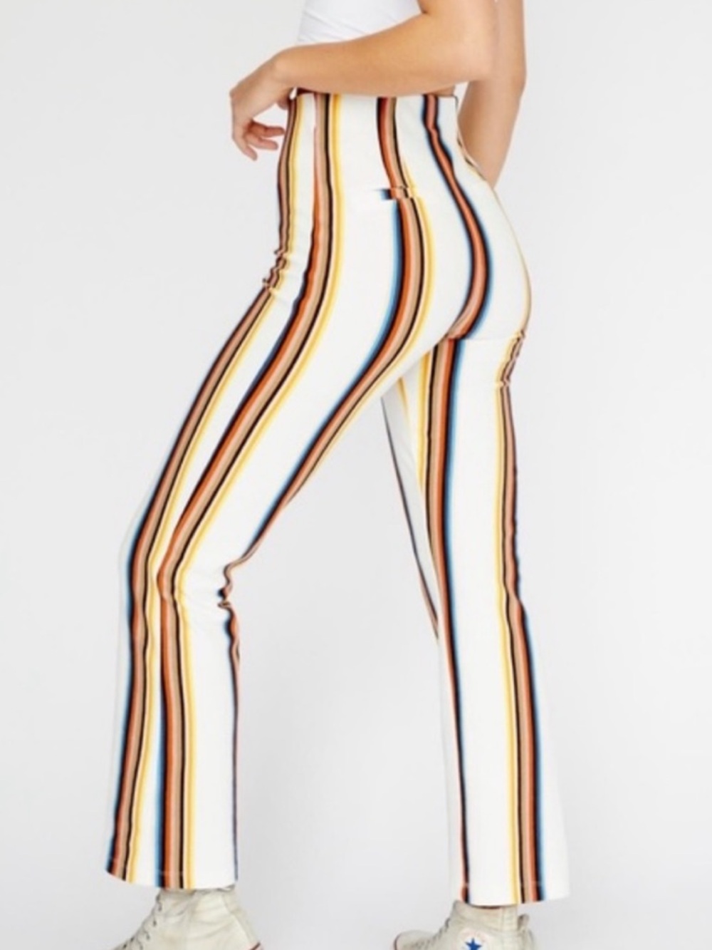 Free People crop flare stretch pants - Picture 2 of 6